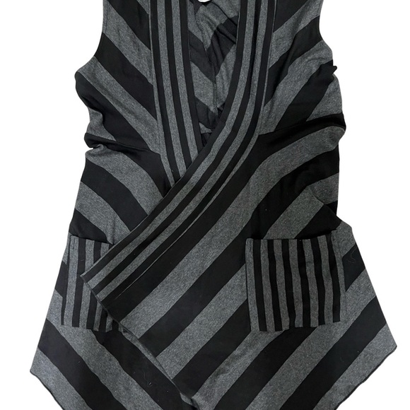 Sleeveless Open Front Cardigan - Picture 3 of 3